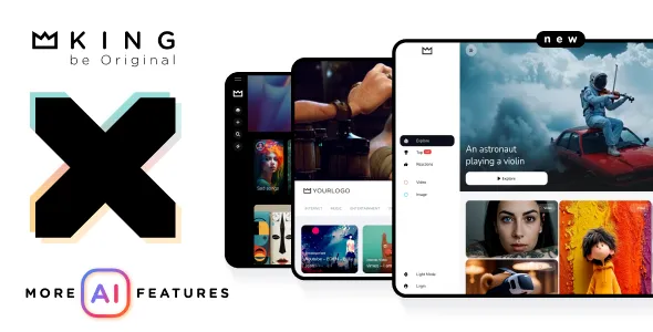 King-图片视频新闻杂志WordPress主题