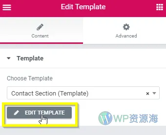 Elementor如何创建全局Section 方便复用和同步修改插图4-WP资源海