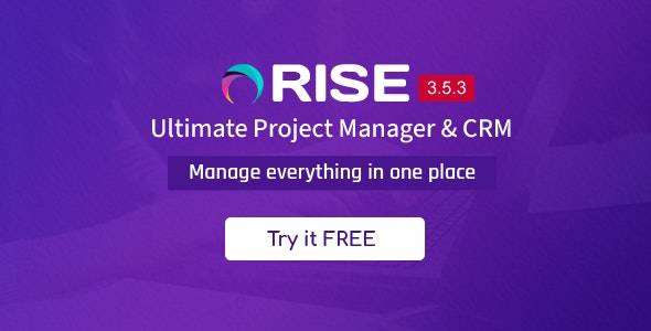 RISE v3.5.3 客户关系CRM/项目管理系统PHP源码