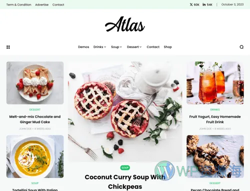 Atlas-简约漂亮WordPress新闻博客自媒体主题插图5-WP资源海