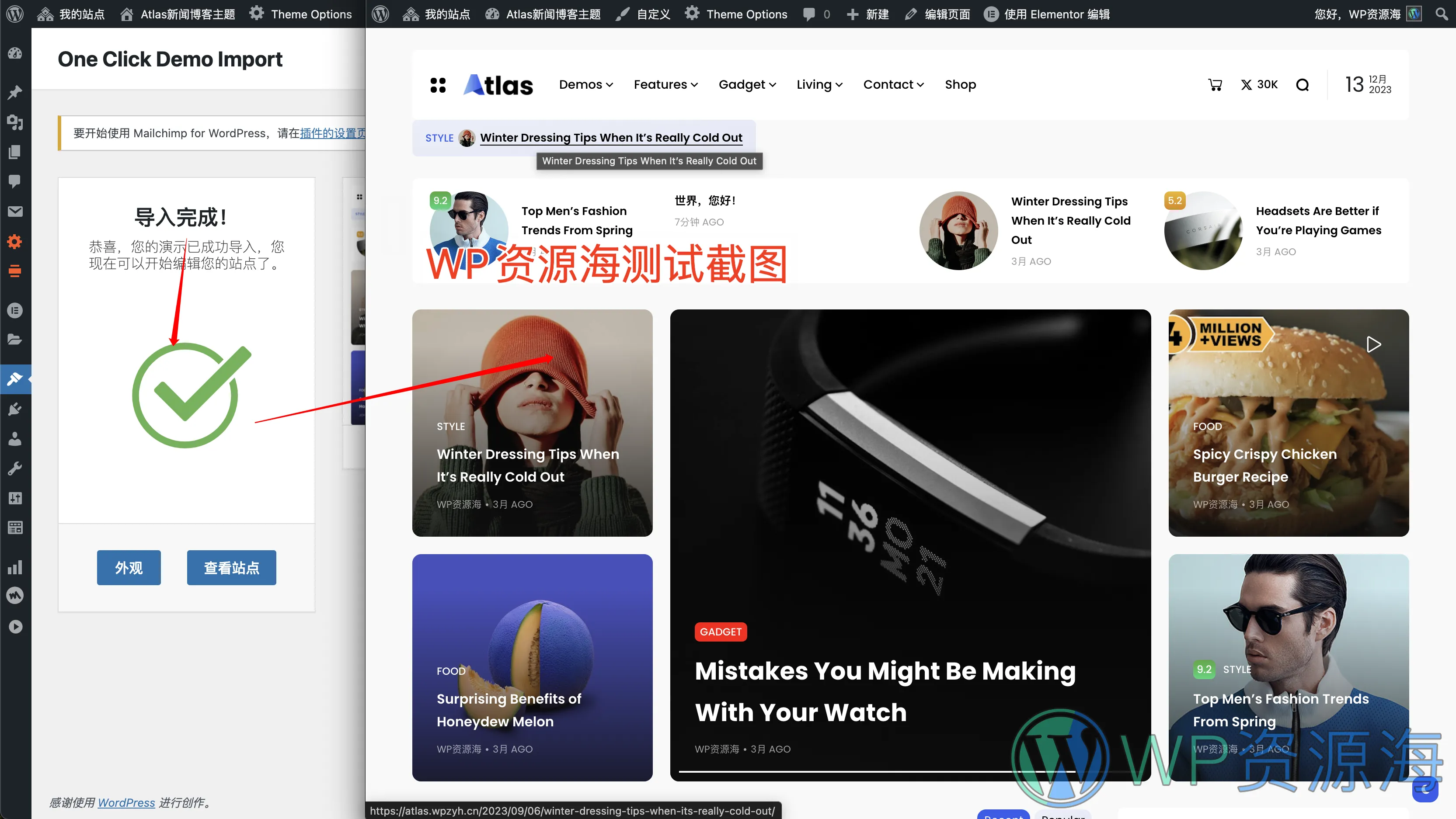 Atlas-简约漂亮WordPress新闻博客自媒体主题插图1-WP资源海
