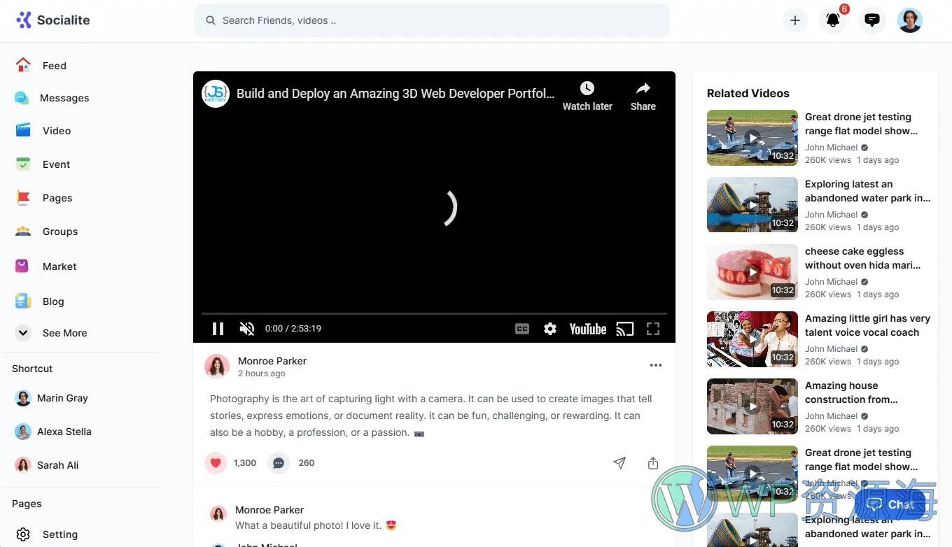 Socialite 3.0 组件齐全漂亮的社区论坛HTML模板插图23-WP资源海