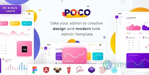 Poco 2.3 超漂亮的多合一后台管理模板插图-WP资源海 Poco 2.3 超漂亮的多合一后台管理模板插图-WP资源海