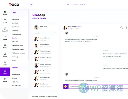 Poco 2.3 超漂亮的多合一后台管理模板插图13-WP资源海 Poco 2.3 超漂亮的多合一后台管理模板插图13-WP资源海