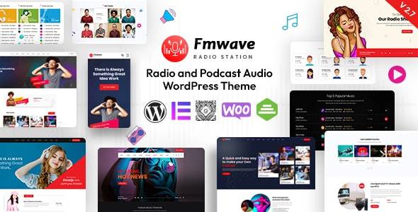 Fmwave v2.9.5 音乐编曲电台FM播客WordPress主题
