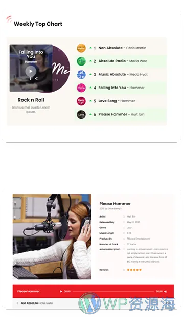 Fmwave v2.9.5 音乐编曲电台FM播客WordPress主题插图8-WP资源海