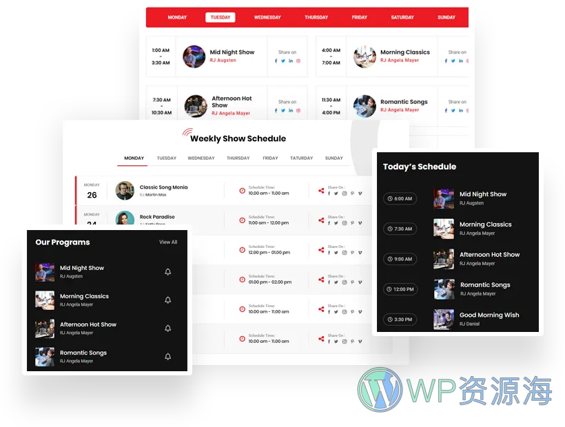 Fmwave v2.9.5 音乐编曲电台FM播客WordPress主题插图13-WP资源海