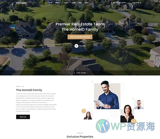 HomeID-房地产交易/房屋租赁WordPress主题[更至v1.7.8]插图2-WordPress资源海