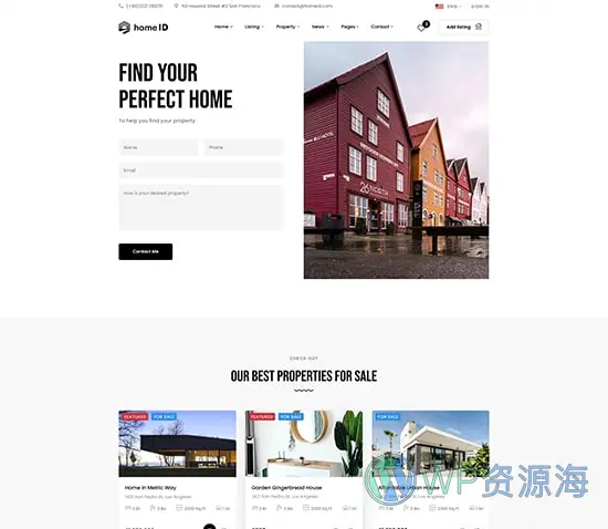 HomeID-房地产交易/房屋租赁WordPress主题[更至v1.7.8]插图5-WordPress资源海