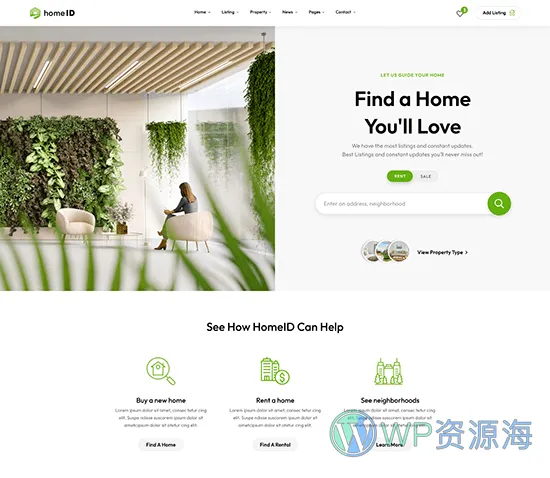 HomeID-房地产交易/房屋租赁WordPress主题[更至v1.7.8]插图7-WordPress资源海