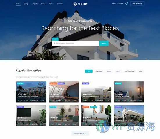 HomeID-房地产交易/房屋租赁WordPress主题[更至v1.7.8]插图11-WordPress资源海