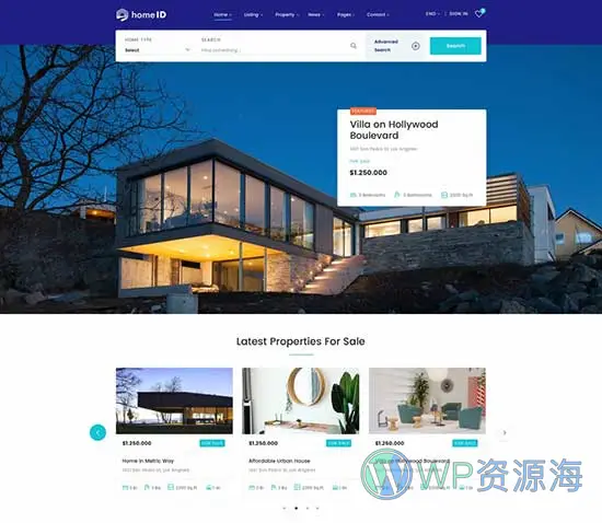 HomeID-房地产交易/房屋租赁WordPress主题[更至v1.7.8]插图14-WordPress资源海