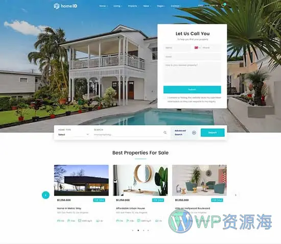 HomeID-房地产交易/房屋租赁WordPress主题[更至v1.7.8]插图15-WordPress资源海