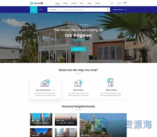 HomeID-房地产交易/房屋租赁WordPress主题[更至v1.7.8]插图17-WordPress资源海