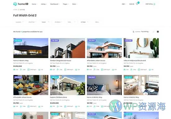 HomeID-房地产房屋中介租赁WordPress主题插图19-WP资源海