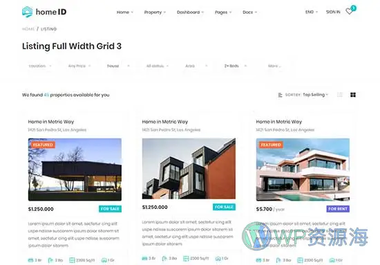HomeID-房地产交易/房屋租赁WordPress主题[更至v1.7.8]插图20-WordPress资源海