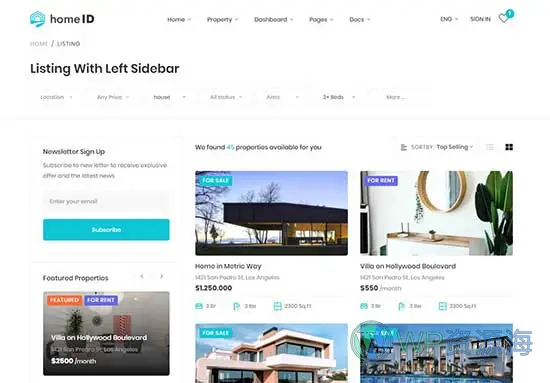 HomeID-房地产交易/房屋租赁WordPress主题[更至v1.7.8]插图21-WordPress资源海