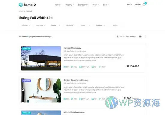 HomeID-房地产交易/房屋租赁WordPress主题[更至v1.7.8]插图23-WordPress资源海