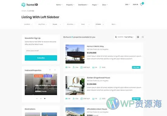 HomeID-房地产房屋中介租赁WordPress主题插图24-WP资源海
