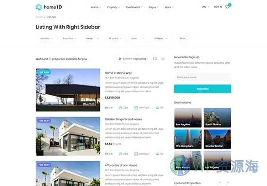 HomeID-房地产交易/房屋租赁WordPress主题[更至v1.7.8]插图25-WordPress资源海
