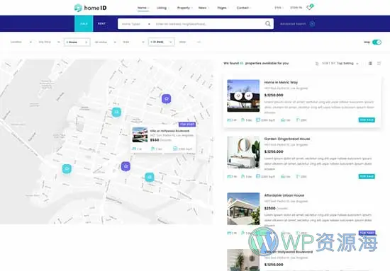 HomeID-房地产房屋中介租赁WordPress主题插图27-WP资源海