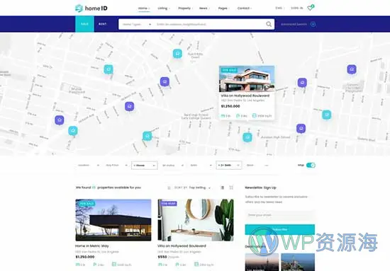 HomeID-房地产房屋中介租赁WordPress主题插图30-WP资源海