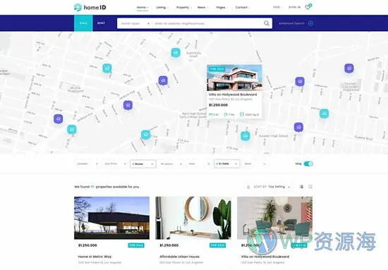 HomeID-房地产房屋中介租赁WordPress主题插图31-WP资源海