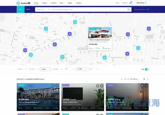 HomeID-房地产房屋中介租赁WordPress主题插图32-WP资源海
