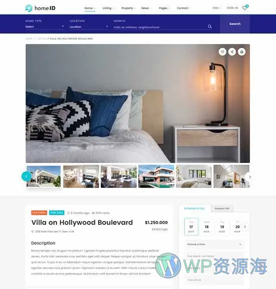 HomeID-房地产房屋中介租赁WordPress主题插图34-WP资源海