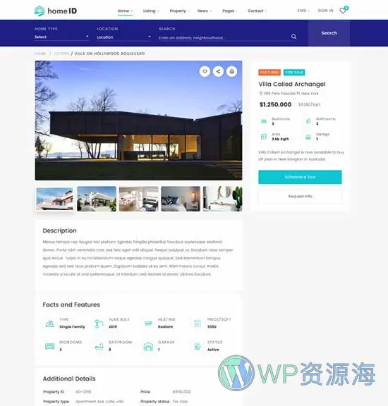 HomeID-房地产交易/房屋租赁WordPress主题[更至v1.7.8]插图38-WordPress资源海