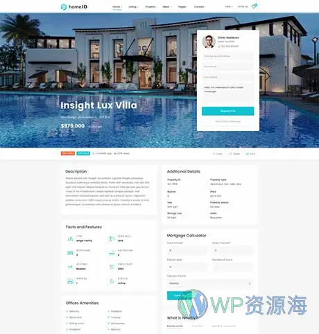 HomeID-房地产交易/房屋租赁WordPress主题[更至v1.7.8]插图40-WordPress资源海