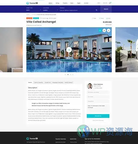 HomeID-房地产房屋中介租赁WordPress主题插图41-WP资源海