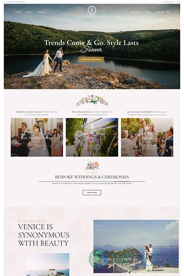Wedding Planner-婚礼婚庆求婚策划WordPress主题插图3-WP资源海