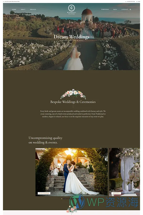 Wedding Planner-婚礼婚庆求婚策划WordPress主题插图4-WP资源海