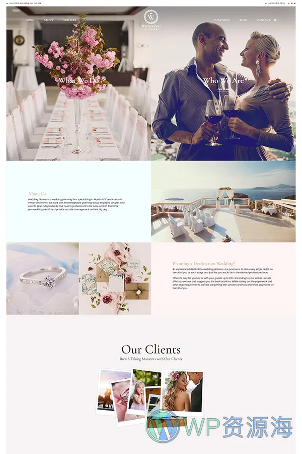Wedding Planner-婚礼婚庆求婚策划WordPress主题插图7-WP资源海