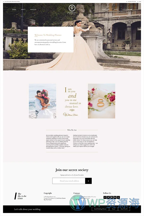 Wedding Planner v6.0 婚礼婚庆求婚策划WordPress主题插图8-WordPress资源海