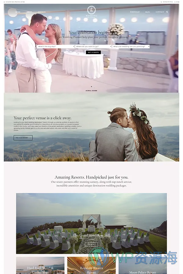 Wedding Planner-婚礼婚庆求婚策划WordPress主题插图9-WP资源海