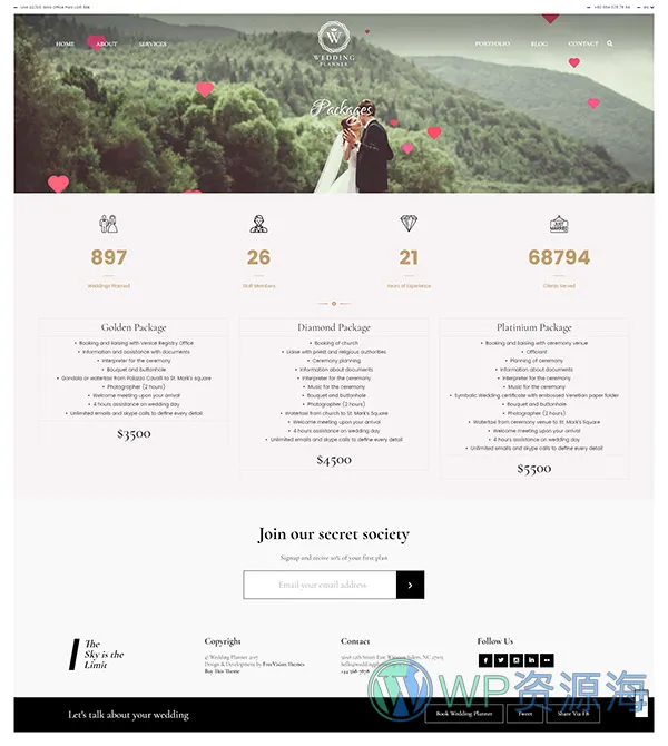 Wedding Planner-婚礼婚庆求婚策划WordPress主题插图10-WP资源海