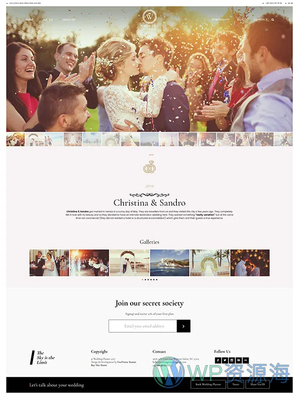 Wedding Planner-婚礼婚庆求婚策划WordPress主题插图13-WP资源海