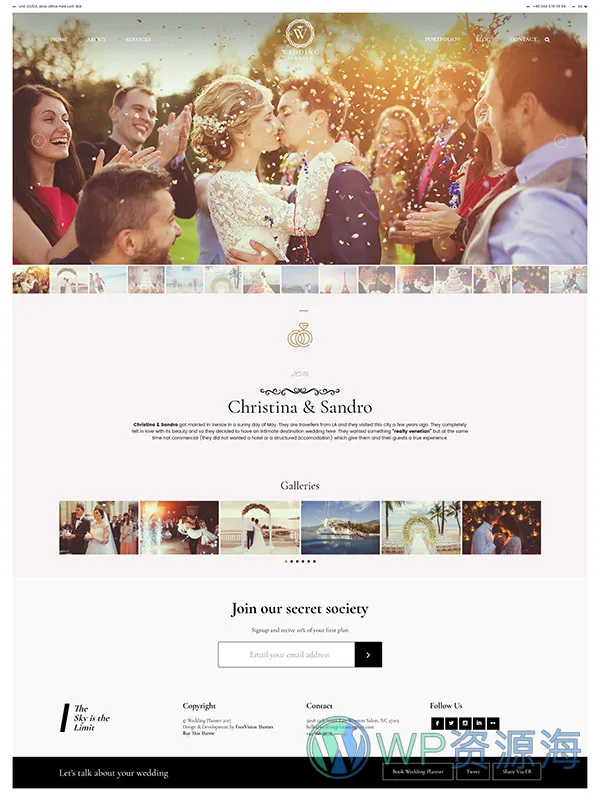 Wedding Planner-婚礼婚庆求婚策划WordPress主题[更至v6.3]插图13-WordPress资源海
