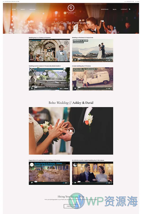 Wedding Planner-婚礼婚庆求婚策划WordPress主题插图15-WP资源海