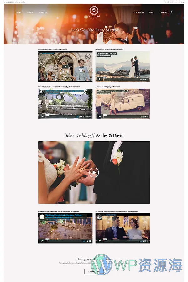 Wedding Planner v6.0 婚礼婚庆求婚策划WordPress主题插图15-WordPress资源海