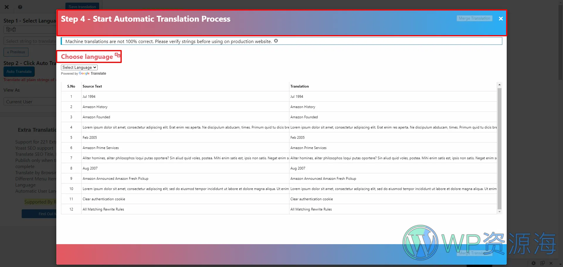 Automatic Translate Addon v1.3 TranslatePress 自动化翻译扩展插件插图3-WordPress资源海
