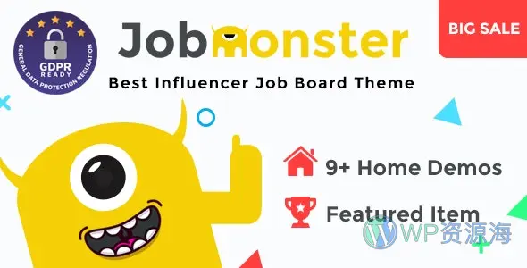 Jobmonster-招聘求职网站模板WordPress主题插图-WP资源海