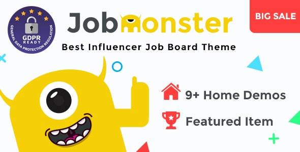 Jobmonster v4.7.0 招聘求职网站模板WordPress主题