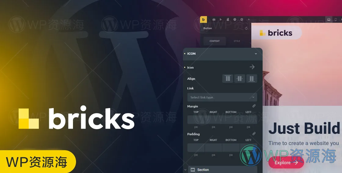 Bricks v1.9.7.1 专业可视化建站 WordPress 主题插图-WordPress资源海