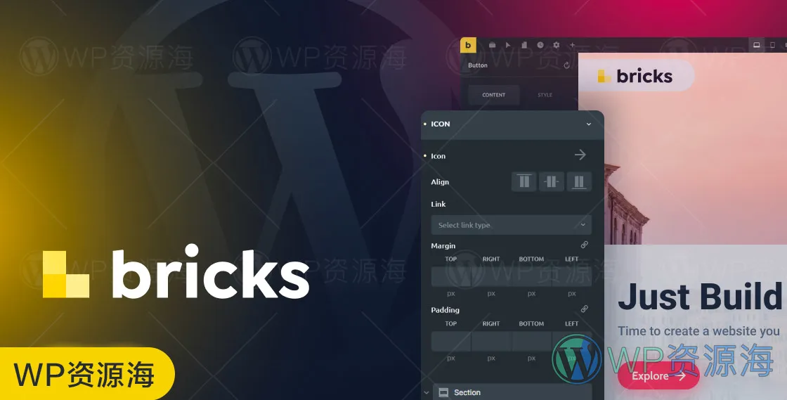 Bricks-专业多用途可视化建站WordPress主题插图-WP资源海 Bricks-专业多用途可视化建站WordPress主题插图-WP资源海