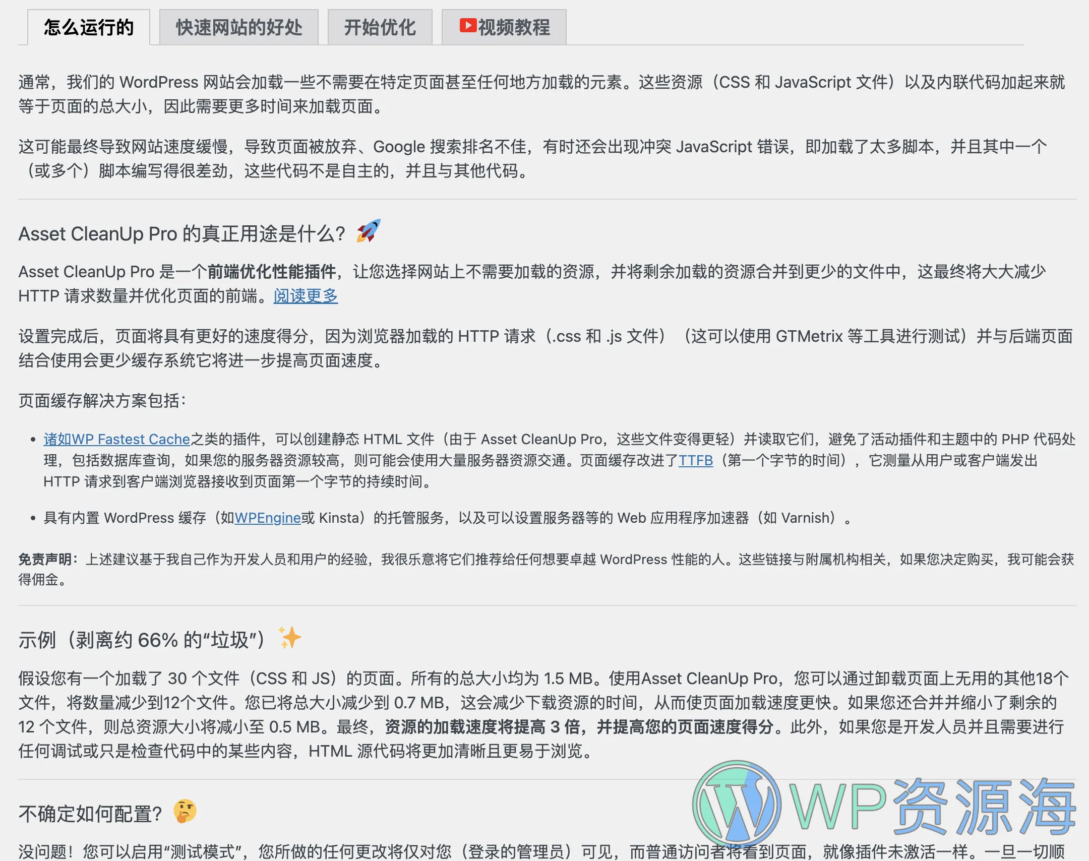 Asset CleanUp Pro : 提升网站性能的终极解决方案插图1-WordPress资源海