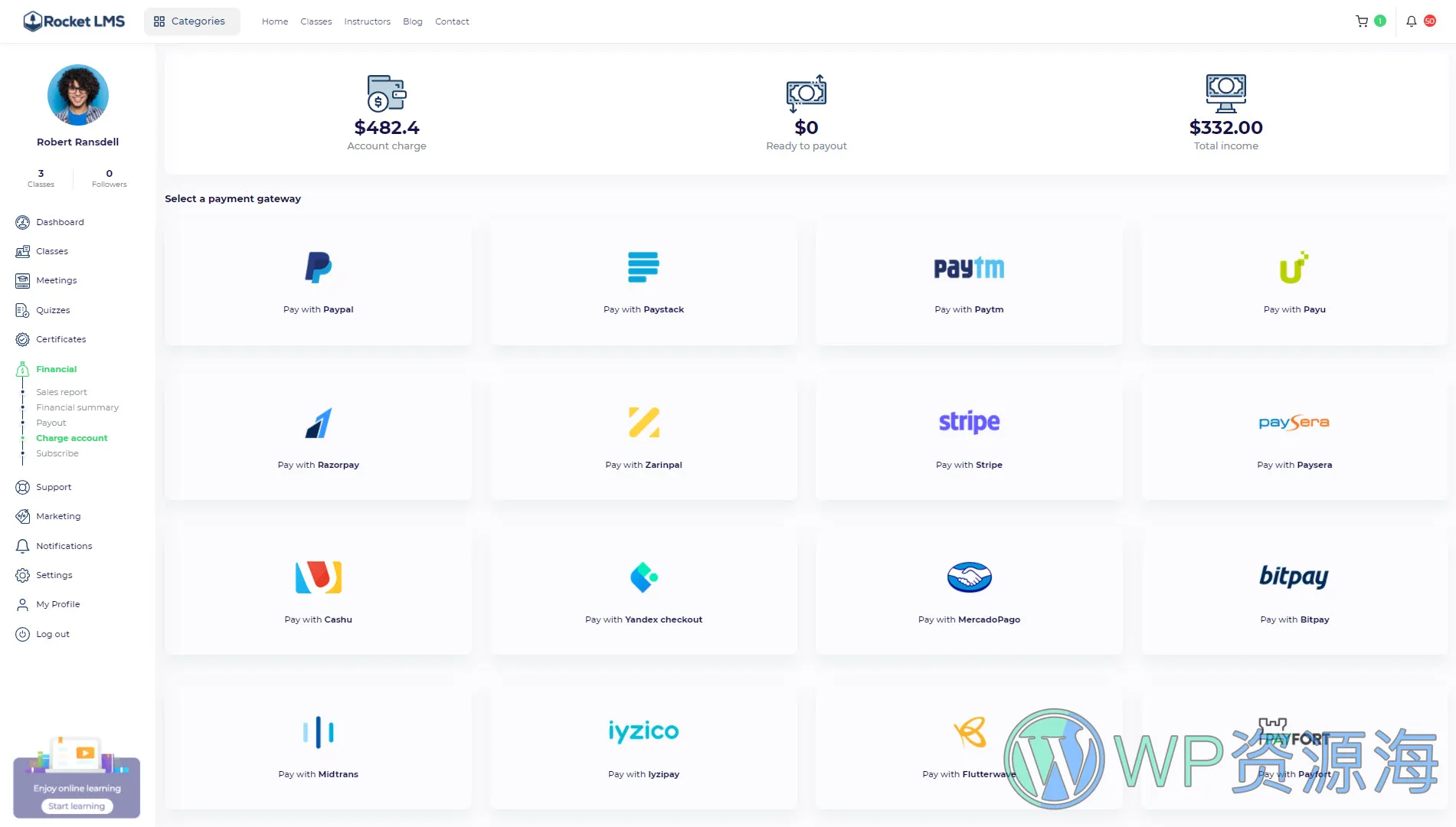 Rocket LMS-教育管理系统/在线课程PHP源码[更至v1.9.7]插图5-WP资源海