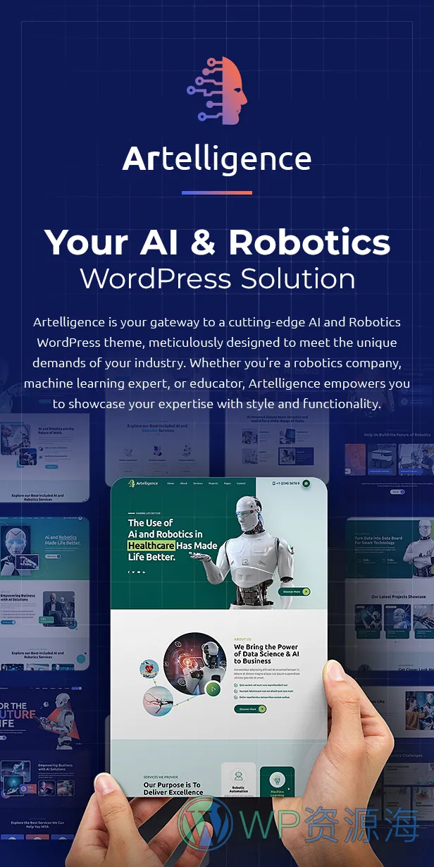 Artelligence v2.0 人工智能AI机器人网站模板WordPress主题插图3-WordPress资源海